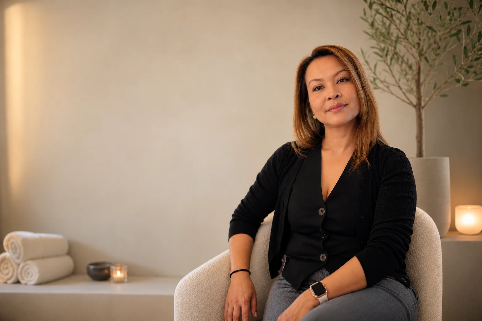 Sansanee James, founder of Sabai Dee Massage